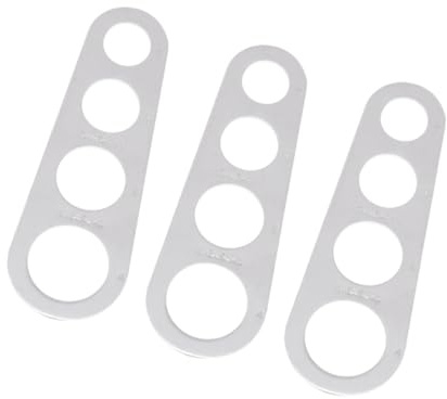 LIFKOME 3 pezzi Misuratore Spaghetti Acciaio con Dosatore Pasta Porzioni da Persone Strumento Cucina Resistente e Compatto per Chef e Diete