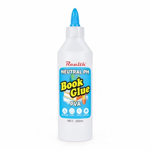 Realth Colle Reliure Livre/PVA Glue Clear 250ml 1 Pack
