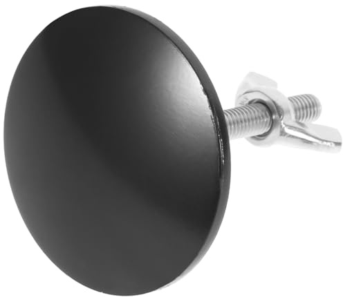 Alipis Couvercle de Trou D’Évier en Alliage de Zinc et Acier Inoxydable Bouchon Cache-Trou Lavabo Noir 11-45 MM Protection Anti-Fuite pour Évier Cuisine et Salle de Bain Accessoire