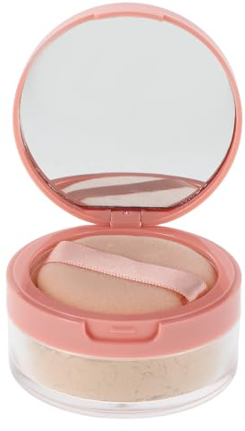 TOYANDONA Polvo Suelto Fijador Ligero 2 Piel Clara con Control de Grasa, Resistente al Sudor, Acabado Mate Transpirable para Maquillaje, Incluye Borla para Retoques y Uso Diario