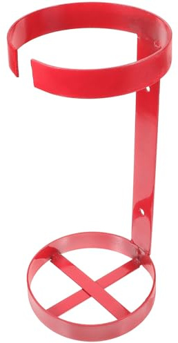 Ciieeo Supporto Porta Estintore in Metallo Resistente, Staffa di Montaggio da Parete per Auto e Barca, Porta Estintore 5-6kg Salvaspazio Facile da Installare per Veicoli e Ambienti