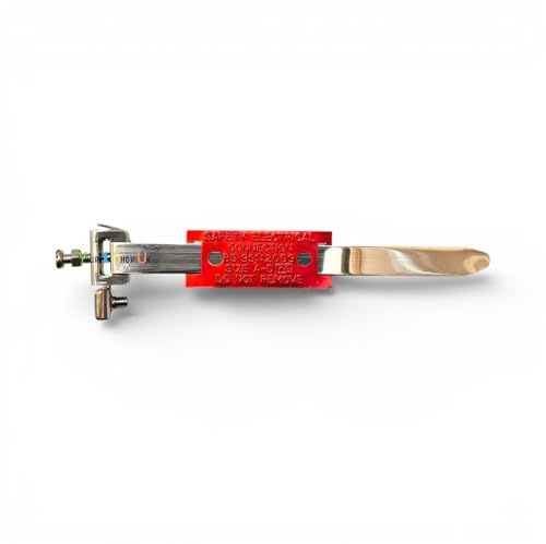 Earth Clamp Earth Red Clamp Strap Electrical Cable Wire Bonding Radiator Water Gas Pipe Adjustable Internal Earth Clamp Red 14mm - 135mm Earth Bonding Straps Clamp - 1 Clamp