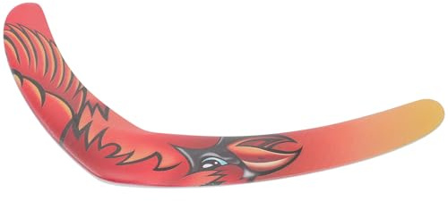 DEARMAMY Bumerán Deportivo Eva para Exterior, 1 Pieza, Color Rojo, Volador Profesional para Lanzar y Atrapar, Adecuado para Juegos al Aire Libre y Entrenamiento