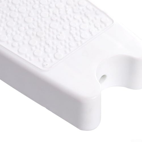 Gdfnmogo ABS Swimming Pool Ladder Rung Step Replacement for 4.2 cm Diameter Tube – Anti-Slip Stair Tread for Above-Ground Pools, Spas & Hot Tubs (White, 49