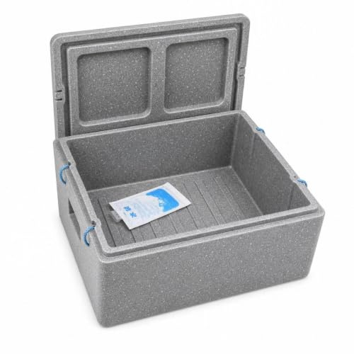 Okiyakusama Conteneur Thermique Professionnel, Boîte Isotherme pour Transport Alimentaire et Traiteur, Glace