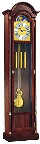 Hermle 01079-030451 Standuhr, Nussbaum Braun