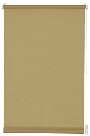 Gardinia Rollo zum Klemmen oder Kleben, Tageslicht-Rollo, Blickdicht, Alle Montage-Teile inklusive, EASYFIX Rollo Uni, Braun, 120 x 150 cm (BxH)