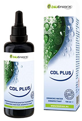 Biotraxx CDL Plus Chlordioxidlösung - CDS - ChIorine Dioxide Solution - dunkelbraune Glasflasche mit Pipette 100 ml.