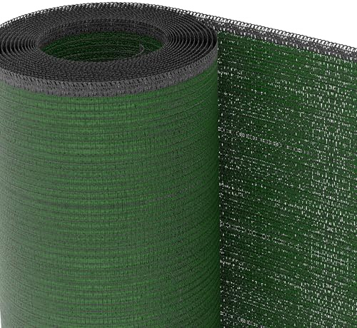 TENAX Malla de Ocultación Soleado 2,00x50 m Verde, Malla Tejida para Ocultar Terrazas, Balcones y Jardines