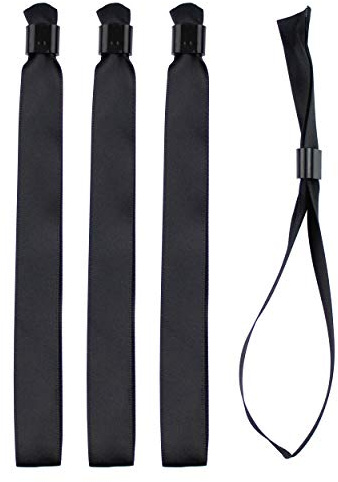 IBOO Armbandset aus Satin/Bandgewebe, individuell gestaltbar und mit Kunststoffverschlüssen - 10 Farben erhältlich