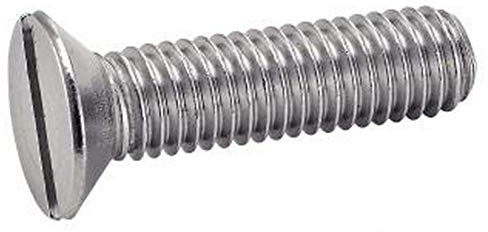 200X Senkschrauben m. Schlitz Edelstahl A2 6x20 M6 DIN963