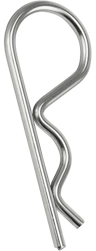 FASTON® Federstecker einfach 4x78 mm Edelstahl A2 V2A (5 Stück) Federsplinte Federvorstecker Sicherungsclips Stecker/Splint Vorstecker