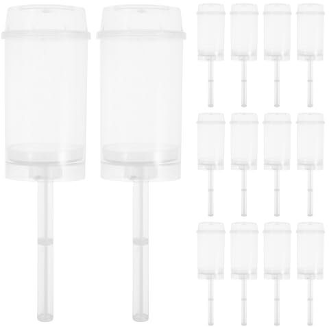 Cabilock 30Pcs Clear Push-up Cake Shooter Containers with Lids Leak-Proof Plastic Cake Holders for Desserts Ideal for Bakeries and Parties