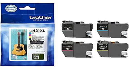 Brother LC421XL Value Pack - 4er-Pack - XL - Schwarz, Gelb, Cyan, Magenta - original - Tintenpatrone