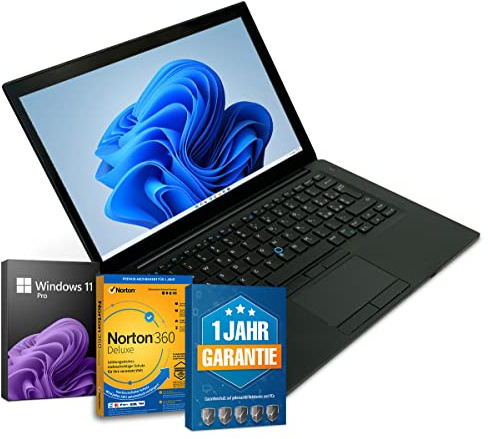 Dell Latitude 7480 14 Full HD Laptop Intel Core i5-7300U@ fino a 3,5 GHz 16 GB 512 GB SSD con Windows 11 Pro e software antivirus HDMI incluso 1 anno di garanzia (ricondizionato)
