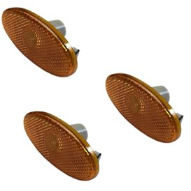 ACC Parts Side Marker Light Lens Set Compatible with Renault Master Vauxhall Opel Movano Nissan NV400 Amber Lens Replacement OEM Nos 261B00001R 4419475 93197564 26180-00Q0A – 3-Pack