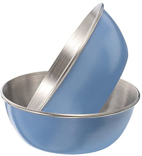 Luxshiny Plats De Sauce Ronde En Acier Inoxydable 2 Bols De Trempage 3.15 in Pour Assaisonnement Apéritifs Repas En Famille Restaurants Et Hôtels