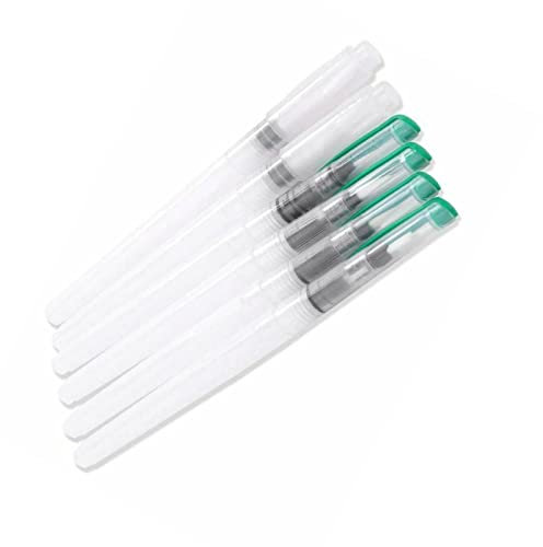 6 Stück Aquarellmalstifte, Pinsel, Skizzieren, nachfüllbar, Piloten-Pinsel-Stifte