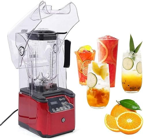 Frullatore da 2,2 l, frullatore ad alte prestazioni, 2200 W, 26000 giri/min, 2,2 l, funzione touch screen intelligente