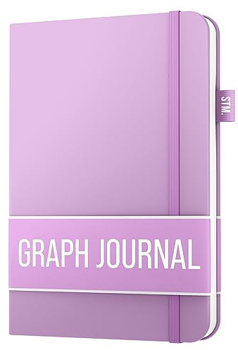 Notizbuch a5 kariert for writing | 150 Seiten, 120 g/m² dickes Papier mit Haftnotizen, Stifthalter, Gummiband, (V)-Leder-Hardcover | Scribbles That Matter notizbuch kariert, 5,75 x 8,2 Zoll