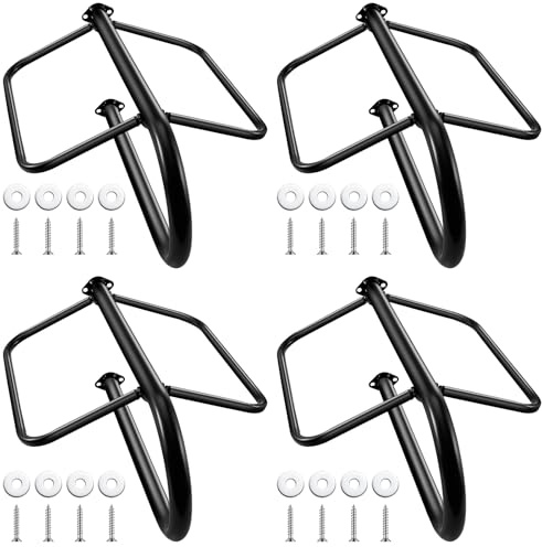 Paterr 4 Pcs Saddle Rack Wall Mount 27.3 x 16.3 x 12.5 Inches Portable Saddle Rack Stand Detachable Saddle Pad Rack Horse Tack Storage for Western Horse Trailer Stall Supplies Accessories