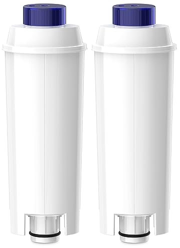 Oleic Filtro per l'Acqua per Macchine da Caffè Delonghi Magnifica s, Filtro Delonghi Macchina Caffè Dinamica Comprese le Versioni della Serie ECAM, ESAM, ETAM DLSC002(2 Pezzi)