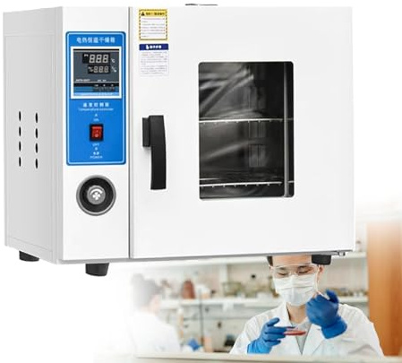 pealiritansemen Forno Elettrico per Essiccazione A Temperatura Costante, Essiccatore Industriale Compatto con Display LED Digitale da Banco, Adatto per Luoghi Industriali, Medici E Commerciali