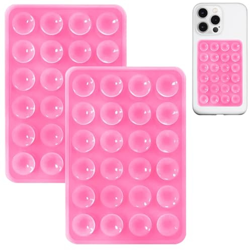 AZXYI Lot de 2 supports de montage à ventouse en silicone, support de téléphone à ventouse adhésive, poignée adhérente antidérapante pour téléphone portable, support solide pour selfies et vidéos