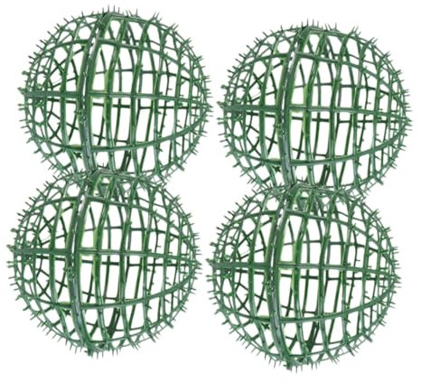 ORFOFE 4stücke Kunststoff Blumenballhalter Für Künstliche Pflanzen Topiary Gestell Für Hochzeits Und Garten-Dekoration Und Installieren