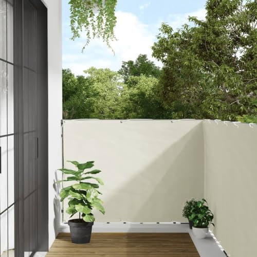 Somanki Garten-Sichtschutz Weiß 800x120 cm PVC, Zaun Sichtschutz, Sichtschutzstreifen, Balkon Sichtschutz, Zaun Garten, Balkonsichtschutz, Balkon Zubehör - 4005513