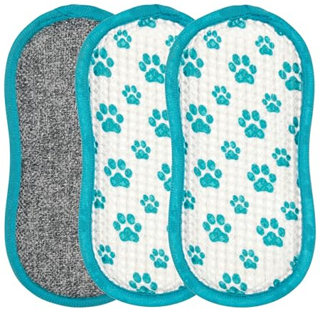Beldray Antibac Pet Plus+ Cleaning Pads – Double-Sided Scrubbing Sponges, Removes Tough Stains, Streak-Free Polishing, Antibacterial Treated To Keep Them Cleaner & Fresher For Longer, Deep Cleaning