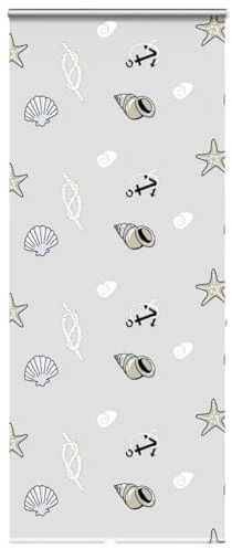 LAPOOH Duschrollo mit Kassette 90x240 cm Stoffbreite 86 cm, Spritzschutz Für Badewanne, Duschvorhang Badewanne, Badewanne Vorhang, Duschvorhang Rollo - 4015011