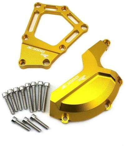 Motorrad-Motorschutz Für S1000R S1000 R S 1000R 2014–2020, Verkleidungs-Rahmen-Schlitten, Sturzpads, Statorschutz, Zubehör Sturzschutz Sturzpads(Gold)
