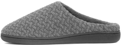 The Slipper Company Mens Grey Mule Slippers - Size 9 UK - Grey