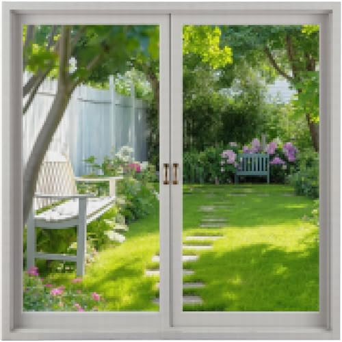 PQETBV Fliegengitter Fenster Magnet, Max 130 x 150 CM, Insect Protect Insektenschutz Fenster, DIY-Verstellbares Magnetisches Fliegengitter für alle Fenster Fliegennetz Mückennetz