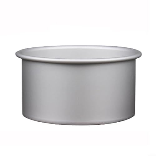 Moule à gâteau rond creux en aluminium, Moule à Gàteau Rond Aluminium Anodisé Avancé Lot, avec Revêtement Antiadhésif, pour Mariage, Anniversaire, Fête, Pâtisserie, Gâteau Bricolage