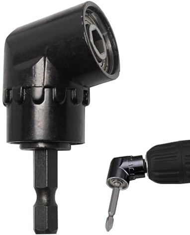 Livawnd 105° Right Angle Drill Attachment, 1/4 Inch Hex Shank Magnetic Bit Socket Extension, Multi-Function Angle Adapter for Tight Spaces, Electric & Manual Screwdrivers