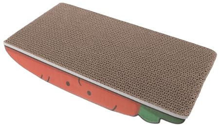 Parliky Tablero Rascador De Gato De Cartón Portátil Estera De Cartón para Rascar Gatos Cat Scratcher