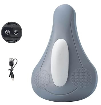 Entrenador de suelo pélvico para hombres y mujeres con cuatro modos de vibración ajustables, conector USB-C, diseño compacto y silencioso, ideal para o de viaje (gris, 22 x 15 x 5 cm)