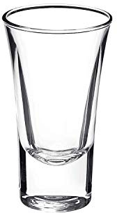 Bormioli Rocco Dublino Collection Shot Glasses - Set of 6 Clear Shot Tumblers With Heavy Base – 2-Ounce Shooter Glass For Spirits & Liquors – Classic European Design Drinkware For Bar, Pub & Home Use