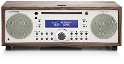 Tivoli Audio Music System+ All-in-one DAB / DAB+ / UKW Kompaktanlage mit Drahtlose Bluetooth-Technologie (Walnuss / Beige)