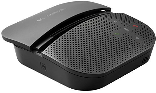 Logitech P710e Mobile Speakerphone Altoparlante Vivavoce Bluetooth Wireless, Chiamate Hands-‎Free, Videoconferenze, Audio Chiaro, Cancellazione Rumore, Multidispositivo, PC/Mac/Smartphone/Tablet