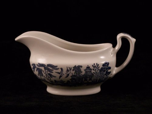 Churchill Blue Willow Gravy Boat by Blue Willow