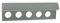 Profilo Jolly Per Piastrelle In Pvc. Colore Grigio. H. Cm 270.