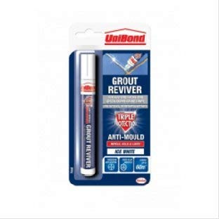 UniBond Grout Reviver for Walls (Pen) 7ml Ice White