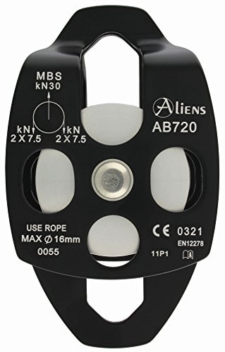 Aliens Doppelriemenscheibe, groß, offen, Verankerung, Unisex, Erwachsene