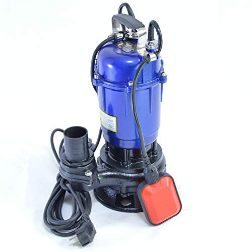 Fäkalienpumpe Tauchpumpe Schmutzwasserpumpe 0,55kW freier Durchlauf bis 30 m