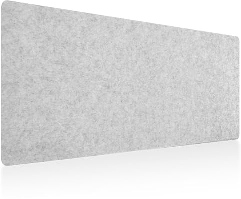 DAWNTREES Filz Schreibunterlage,Schreibtischunterlage,100x 40cm Desk Pad Mat, Extra großes Mauspad, Schreibtischmatte Tischunterlage Schreibtischschutz für Büro/Heimspiele