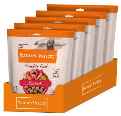 Nature's Variety Complete Freezed Dried Food Beef for Dogs Medium/Maxi - Case 5 x 250 g
