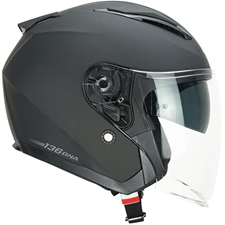 CGM Casque Jet 136A DNA Mono Noir 136A-ALV-01-C1 Taille M